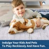 TackView Modern Area Rugs Washable Runner Rug, Low Pile Non Slip Carpet, Stain-Resistant Floor Mat for Living Room Bedroom Home Office - 4 of 4