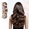 Unique Bargains Women Heart Style Curly Thick Wavy Straight Hair Wide Tooth Comb 1 Pc - 3 of 4