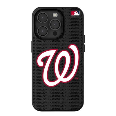 Keyscaper MLB National League Teams Text Backdrop MagSafe Compatible Cell Phone Case for Apple iPhone