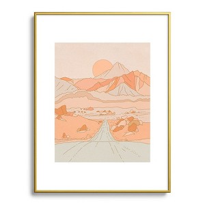 Iveta Abolina Roadtrip No 1 18"x24" Gold Metal Framed Art Print - Deny Designs - 1 of 4