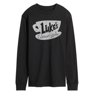 Men's - Gilmore Girls - Lukes Coffee Long Sleeve Graphic T-Shirt - 1 of 3