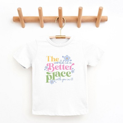 The Juniper Shop World Is A Better Place Toddler Short Sleeve Tee