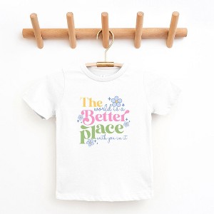 The Juniper Shop World Is A Better Place Toddler Short Sleeve Tee - 1 of 2