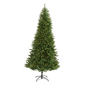 Nearly Natural 7.5’ Green Valley Fir Prelit LED Artificial Christmas Tree - 1 of 1