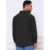 INSPIRE CHIC Men's Point Collar Long Sleeve Button Down Casual Work Shirt Jacket - 3 of 4