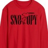 Men's - Peanuts - Skater Snoopy Long Sleeve Graphic T-Shirt - 2 of 4