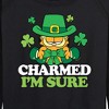Women's - Garfield - Charmed I'm Sure Lightweight French Terry Wide Neck Long Sleeve Shirt - 2 of 4