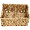 Northlight Set of 3 Brown Water Hyacinth Woven Storage Baskets With Built-in Handles 15.75" - 3 of 4