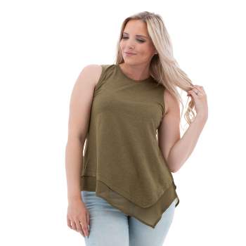 Aventura Clothing Women's Skylar Scoop Neck Tank Top - Wild Aster, Size  Medium : Target