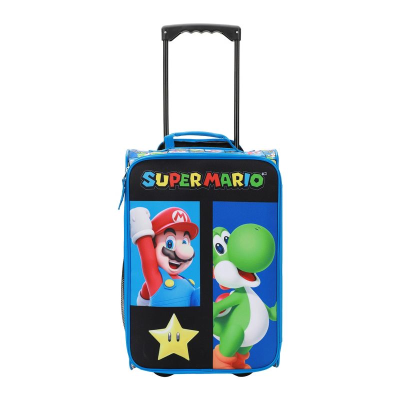 Super Mario Bros Mario & Yoshi Blue 18” Pilot Case, 1 of 7