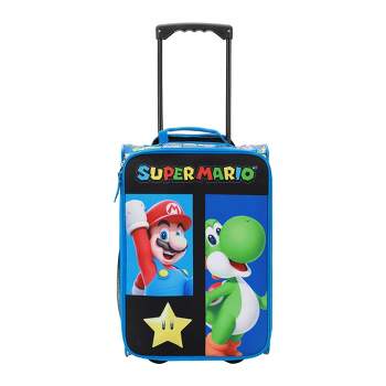 Super Mario Bros Mario & Yoshi Blue 18” Pilot Case