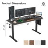 NicBex Standing Writing Desk Adjustable Height Sit Stand Home Office Desk with Splice Board for Living Room, Office - 3 of 4
