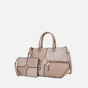 MKF Collection Maji Fashion Women’s Satchel Handbag with wristlet wallet by Mia K - 1 of 4
