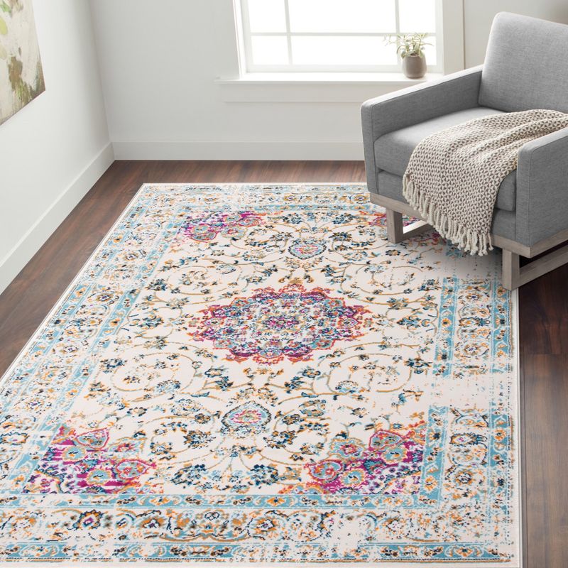 World Rug Gallery Traditional Distressed Oriental Area Rug, 3 of 10