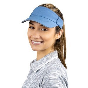 TrailHeads Women’s Sun Visor Hat - Summer Visors for Running, Tennis, Golf, Softball, Workouts - 1 of 4