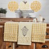 Buzzy Bees Ruffled Tea Towel Set of 3 19x28 - 4 of 4