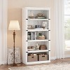 67.4" Farmhouse Bookcase - 5-Tier Rustic Wood Shelf for Living Room, Home Office 45 lbs per Shelf - 2 of 4