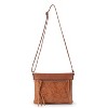 The Sak Women's Mini Crossbody Tobacco Floral Emboss - 2 of 4