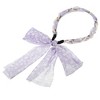 Unique Bargains Women's Satin Cross Knotted Fabric Headband 6.50"x5.71" 1 Pc - 4 of 4