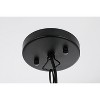 Elegant Lighting Gaul 10 Inch Outdoor Pendant in Black - 4 of 4