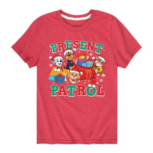 Boys' - Paw Patrol - Present Patrol Short Sleeve Graphic T-Shirt - 1 of 4