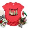 Simply Sage Market Women's Be Jolly Checkered Tree Short Sleeve Graphic Tee - 3 of 4