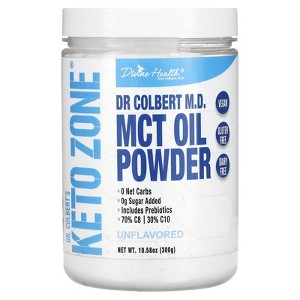 Divine Health Dr. Colbert's Keto Zone, MCT Oil Powder, Unflavored, 10.58 oz (300 g) - 1 of 2
