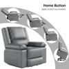 Leather Power Lift Recliner , Wide 21.2" Seat Width Recliner Chairs with Pockets for Living Room CF8013 - 4 of 4