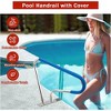 Pool Handrail for Inground Pools, 304 Stainless Steel Pool Stair Rail with 375lbs Load Capacity - 2 of 4