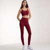 Anna-Kaci Active Women's High Waist Full-Length Leggings with Wide Waistband and Seamless Compression Fit - 4 of 4