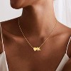 Dainty Heart Initial Necklace for Teen Girls, 14K Gold Plated Letter Pendant for Gifts H - 3 of 4