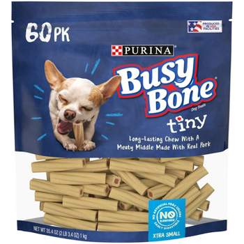 Purina Busy Bone Tiny Chewy Pork Flavor Dog Treats