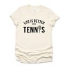 Simply Sage Market Life Is Better With Tennis Short Sleeve Tee - 2 of 4