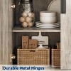 4 Layer Large Capacity Open Bookcase with Metal Frame, Sturdy and Durable, Suitable for Living Room, Home Office, Bedroom - 2 of 4