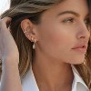 Ocean-Inspired Dangle Earrings: Gold Plated with CZ & Pearl Charms, a Delicate Gift - 3 of 4