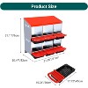 GAOMON Chickens Nesting Boxes with Bracket Legs, Roll Away Hens Nesting Box with Egg Collection, Perch, Lid Cover - 4 of 4