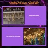 Yescom 4Pcs Bat Skeleton Halloween Decoration Hanging Animal Skull Bone Party Graveyard - 3 of 4