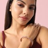 SOHI Women's Champayne Gold Minimal Metallic Bracelet - 3 of 4