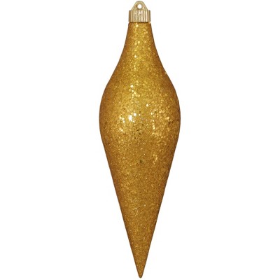 Christmas by Krebs Fire Gold Shatterproof Christmas Long Drop Ornament 12.5" (320mm)