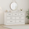 7 Drawers Dresser for Bedroom, Modern Chest of Drawers with Metal Handle, Wood Dresser TV Stand - 2 of 4