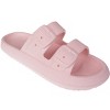 FOAMWALK Women's Flat Slip-On Textured EVA Footbed Slide Sandals - Comfy Slides for Women - 2 of 4
