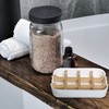 Aoibox Modern Bamboo Fiber Soap Holder and Dish Combo, Removable for Easy Cleaning, Ideal for Bathroom, Kitchen, Sink - 4 of 4