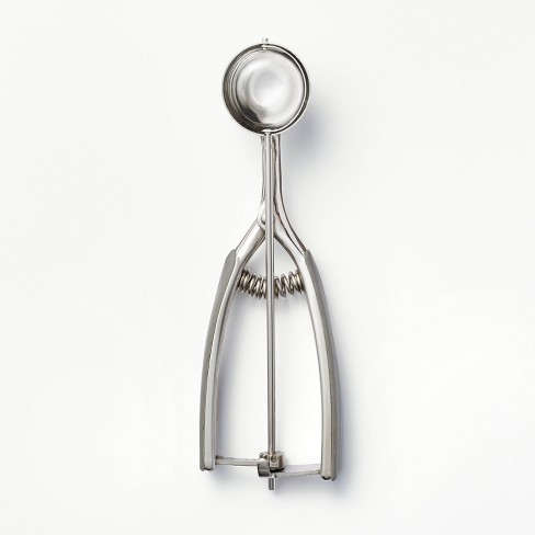 1.5tbsp Stainless Steel Cookie Scoop Gray - Figmint™ : Target