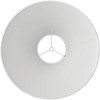 Springcrest Set of 2 Bell Lamp Shades White Medium 5" Top x 15" Bottom x 10.5" High Spider Replacement Harp Finial Fitting - 4 of 4