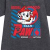 - Paw Patrol - Team Paw Marshall Graphic Short Sleeve Fleece Dress - 2 of 4