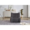Okak Modern Comfy Chenille Floor Bean Bag Sofa Chair with Armrests,Oversized Lounge Couch Accent Chair for Living Room,Bedroom - 2 of 4