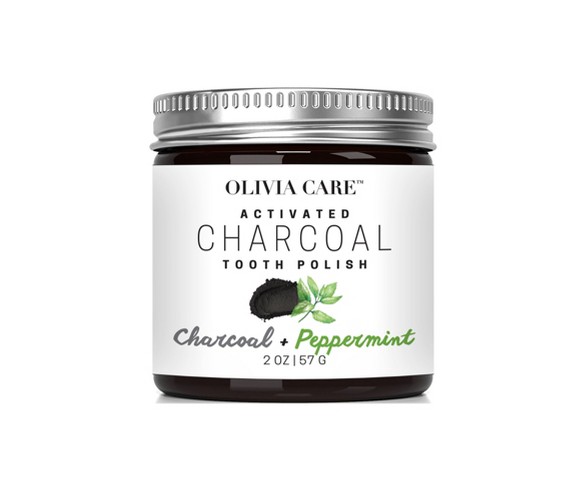 Activated Charcoal Tooth Polish Whitening Powder Peppermint - 2oz
