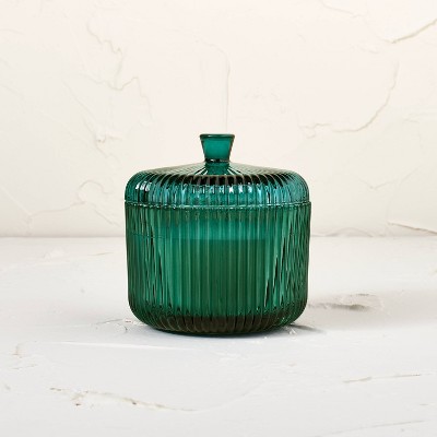 7oz Cedarwood & Moss Glass Trinket Box Green Candle - Opalhouse™ designed with Jungalow™
