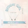 Unique Bargains Birthday Sash Headband Silver Tone Blue - 4 of 4