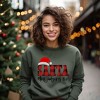 Simply Sage Market Women's Graphic Sweatshirt  Santa Stop Judging Me Plaid - 2 of 4